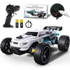 Tecnock RC Cars Remote Control Car for Kids, 1:18 Scale 20 KM/H 2WD Offroad Buggy, 2.4GHz RC Racing Car with USB-C Easy Charging & 50 Mins Playtime