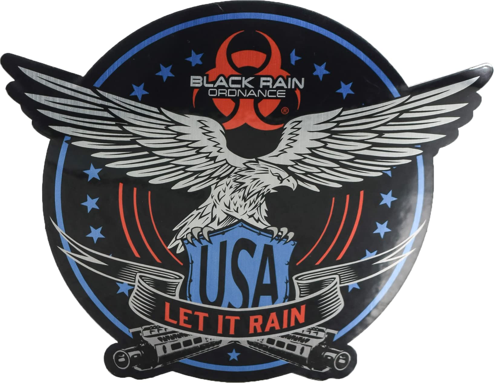 BLACK RAIN ORDNANCE Sticker Pack - 6 Unique Vinyl Decals for Gear, Laptop, and Water Bottles - Weather-Resistant Designs
