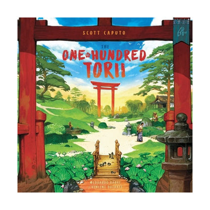 Pencil First Games The One Hundred Torii Board Game - A Beautiful, Serene Tile-Laying Game in a Japanese Garden by Pencil First Games for 1-4 Players
