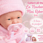 JC Toys - Mini La Newborn First Day | Anatomically Correct Real Girl Baby Doll | 9.5" All-Vinyl | Includes Knit Outfit, Hat and Pacifier | Designed by