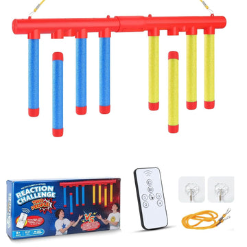 Usmfuie Reflex Sticks, Reflex Game Falling Stick, Drop Stick Games for Reaction Time Training, Catching Sticks Game for Kids & Adults Hand-Eye