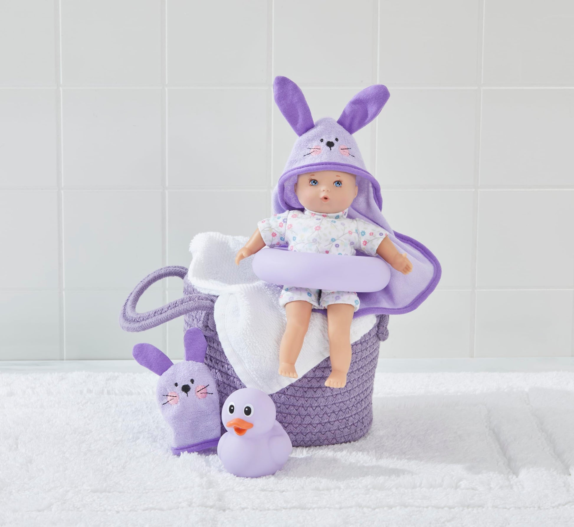 Madame Alexander 8-Inch Splash and Play Cuties Doll, Lavender