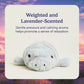 warmies Microwavable & Weighted Stuffed Animals, Manatee - Heated Stuffed Animal Plushie for Warmth & Comfort - Cute Soft Plush Toys for Adults