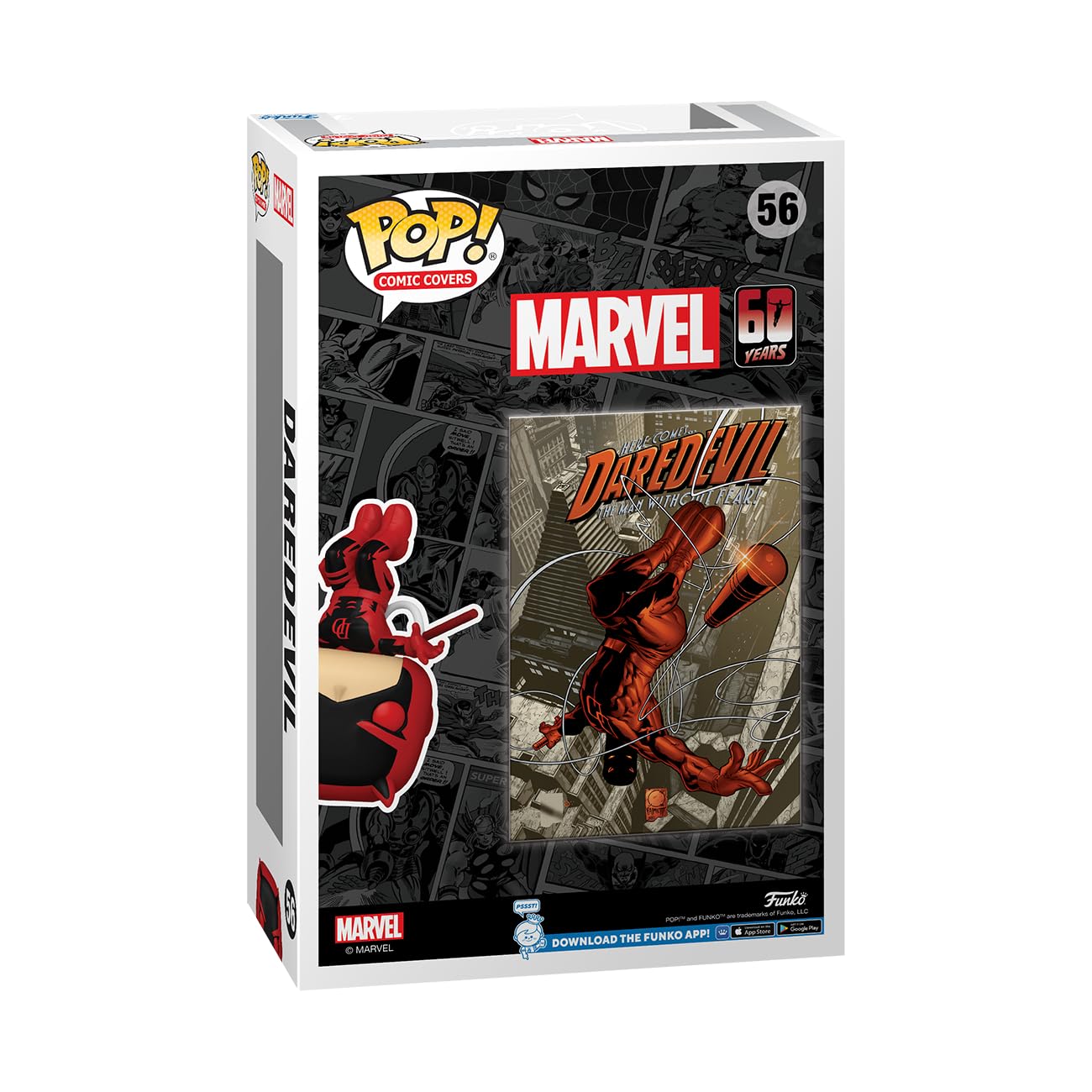 Funko POP! Comic Cover: Dd 60th - Daredevil #1 - Collectable Vinyl Figure - Gift Idea - Official Merchandise - for Kids & Adults - Movies Fans - Model