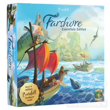 Everdell Farshore Essentials Edition | Standalone Strategy Tabletop Game with Fresh Mechanics | Explore the Northern Shores of Everdell | 2-4 Players