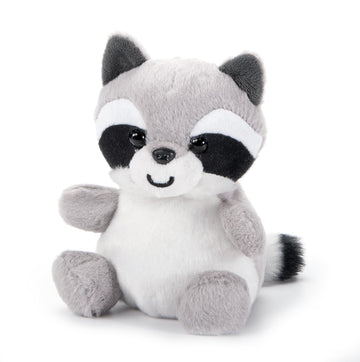 The Petting Zoo Raccoon Stuffed Animal Plushie, Gifts for Kids, Nuggetz Wildlife Stuffed Animals, Raccoon Plush Toy, 6 inches