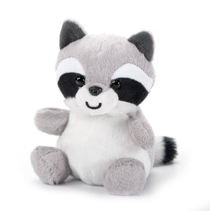 The Petting Zoo Raccoon Stuffed Animal Plushie, Gifts for Kids, Nuggetz Wildlife Stuffed Animals, Raccoon Plush Toy, 6 inches