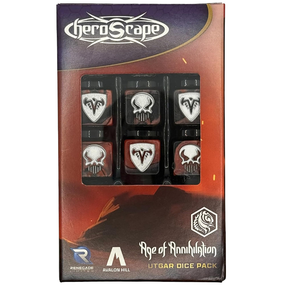 Renegade Game Studios Heroscape Utgar Dice Pack, 11pc RPG Combat Set