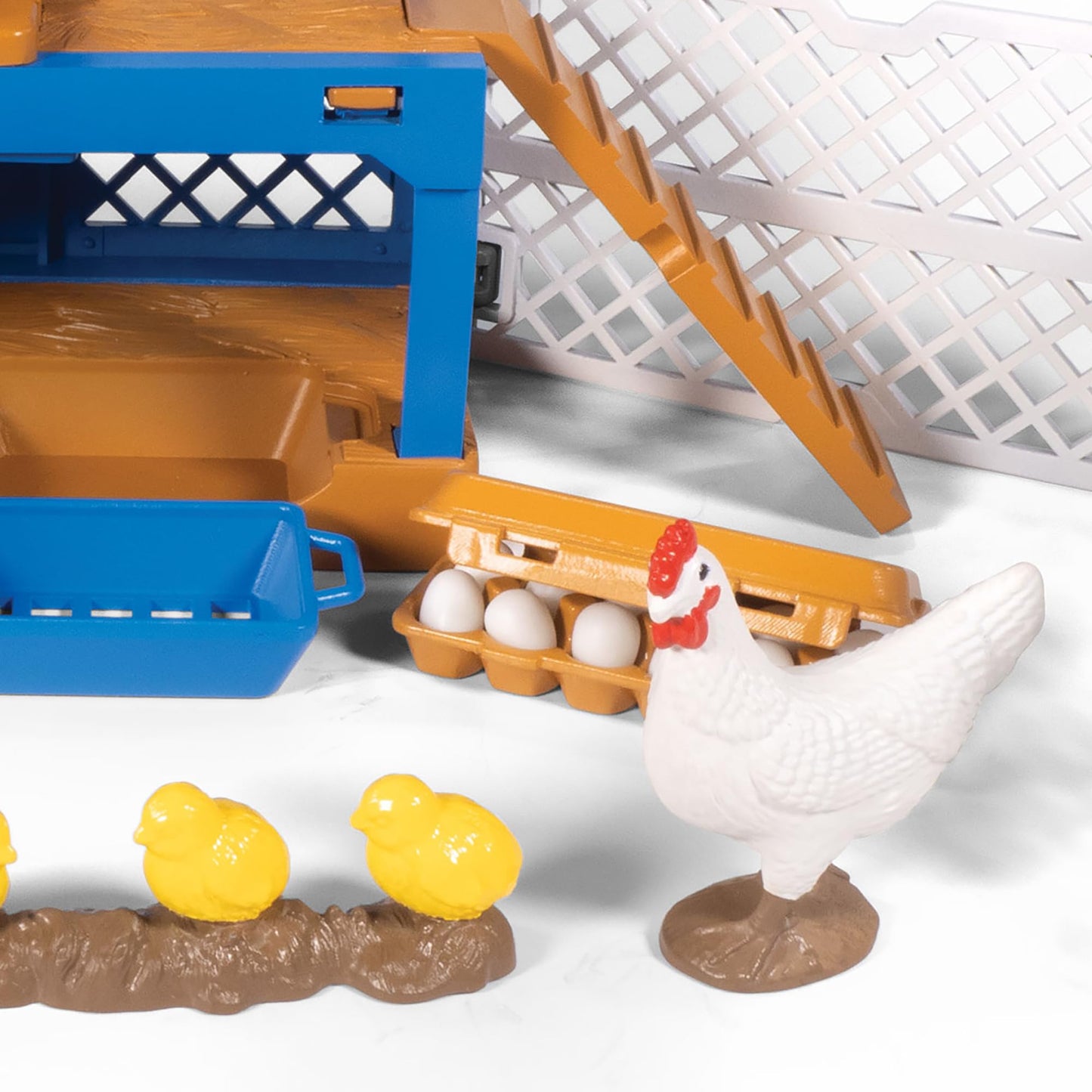Big Country Toys: Chicken Coop Adventure - 11-Piece Farm Toy Playset, Rooster & Chicken Animal Figurines, Interactive Egg Gathering, Fencing, Kids 3+