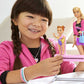 Barbie Careers Playset, Gymnastics Coach Doll, Student Small Doll, Balance Beam with Clip & Sliding Mechanism, Plus Accessories