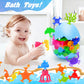 HYSZXUS Bath Toys - 27 PCS Suction Cup Toys Bathtub Toy Shower Toy for Kids Ages 4-8,Sensory Toys for 3 4 5 6 7 Year Old Boys Girls,Mold Free Bath Toy
