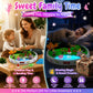 Carolart Spinning Fairy Garden Sensory Bin with Glow Sand Kit