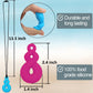 Chew Necklaces for Kids With Autism, ADHD, SPD, or Special Needs - Sensory Silicone Chewy Necklace Toys for Boys, Girls, Adults, Teens - 4 Pack