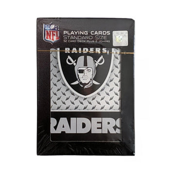 Oakland Raiders Diamond Plate Playing Cards
