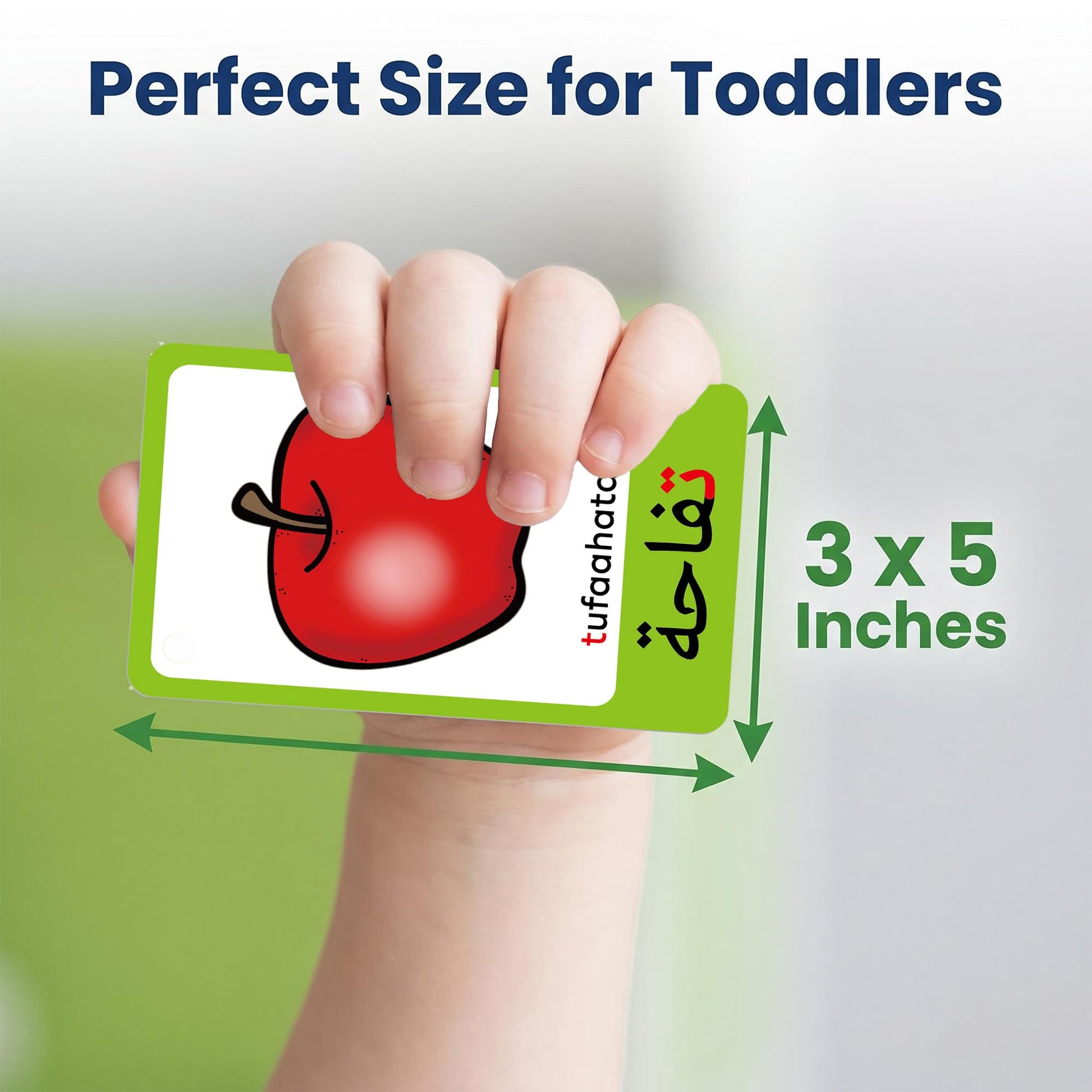YIYDONG Arabic Alphabet Flash Cards for Kids Toddler, Learning Arabic Letters Flashcards with English Transliteration for Kindergarten, Preschool