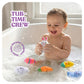 ArtCreativity TubZee Easter Basket Stuffers for Toddlers, Mold Free No Hole Bath Toys, Soft Squeezable for Baby, Gifts for Kids 6 Month+, 6-Pack