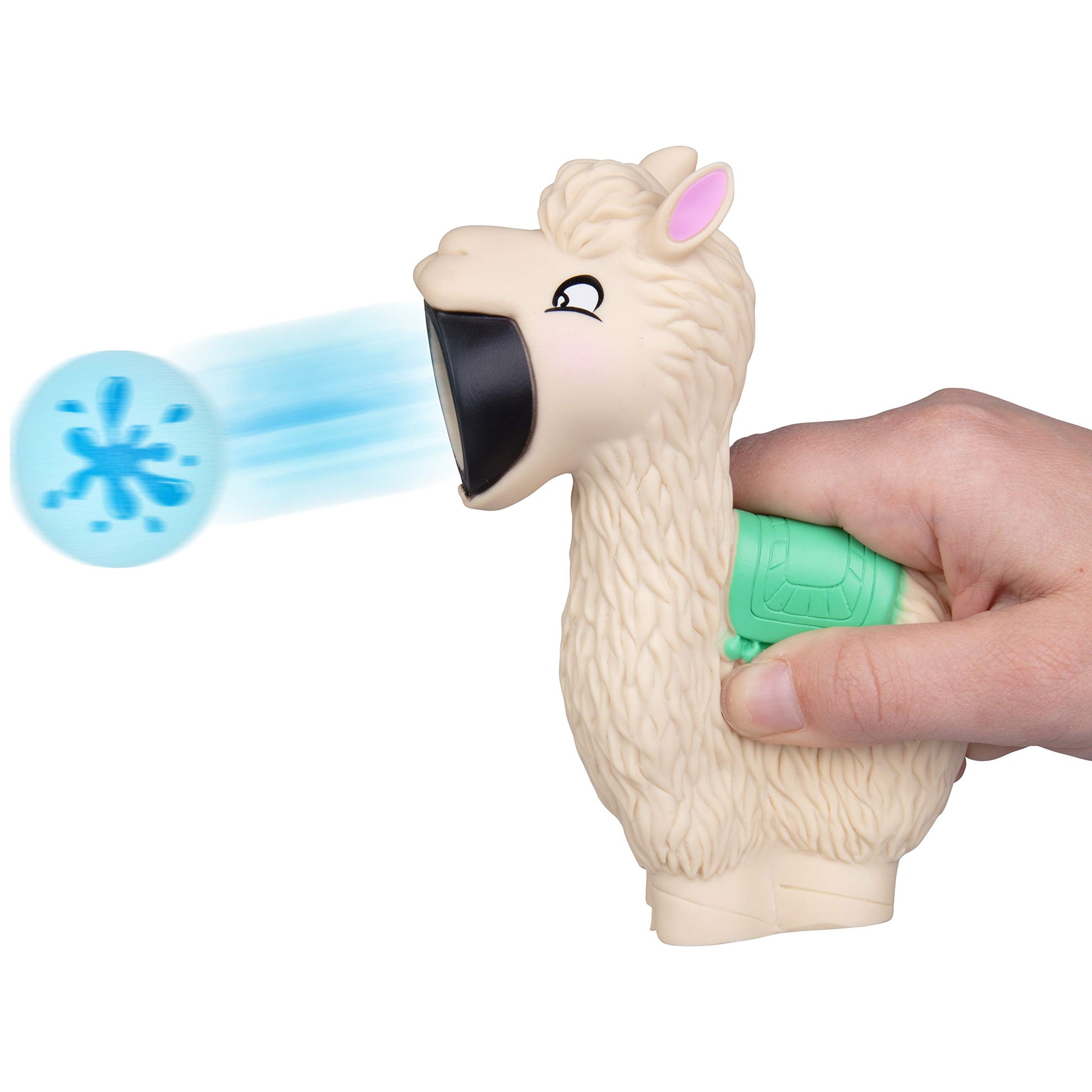 Hog Wild Llama Ball Popper Toy - Includes 4 Soft Foam Balls - Squeeze to Pop Air Powered Balls Up to 20 Feet - Launcher Safe for Indoor/Outdoor Play