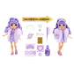 Rainbow High Creative Crystals Violet - Purple 11” Fashion Doll with Crystal Accessory Make It Kit, Ring for You, DIY, Crafts, Resin Play, Kids Gift