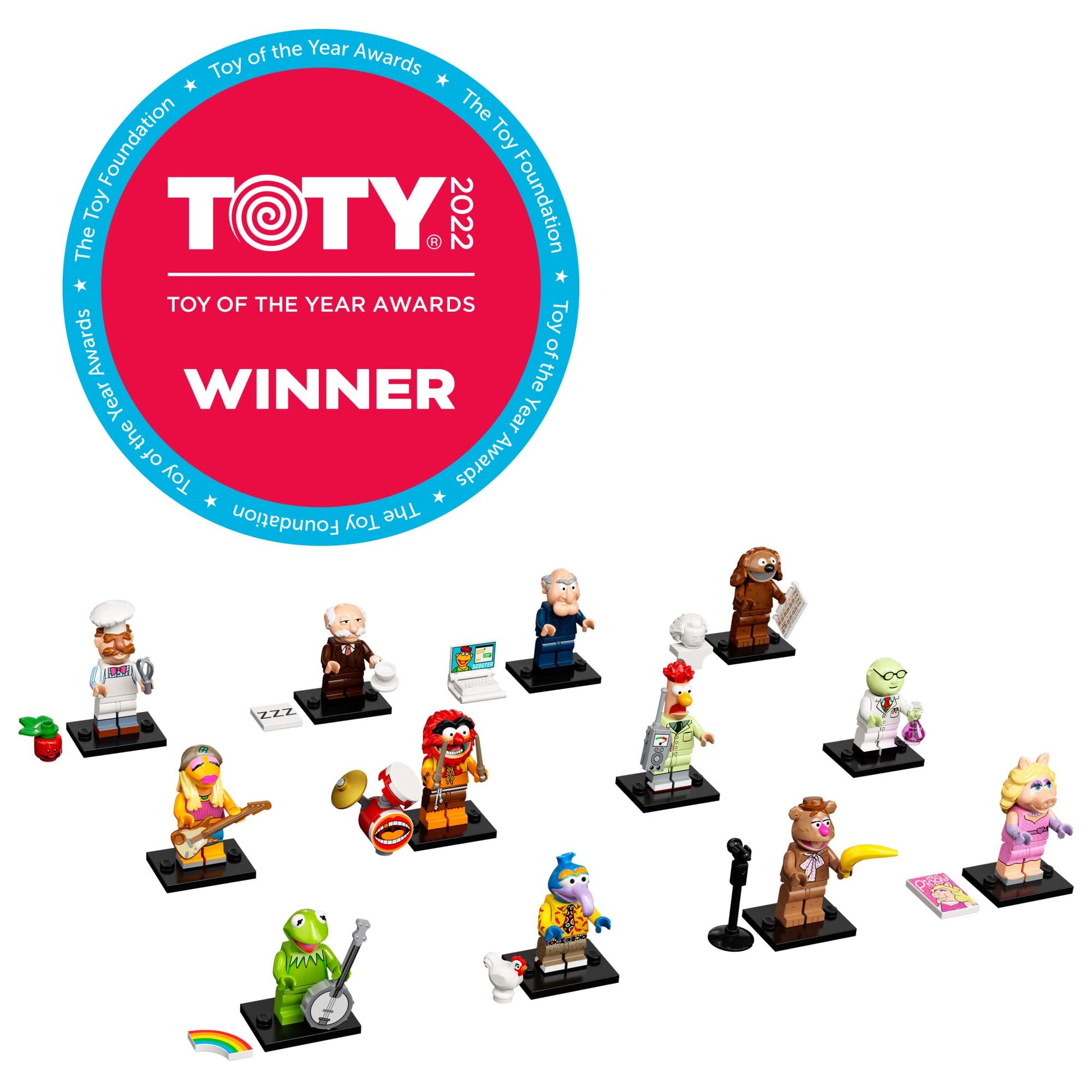 LEGO Minifigures The Muppets Limited Edition Collectible 71035 Toys for Role-Playing or a Figurine Collection; A Creative Addition to Any Set for Kids