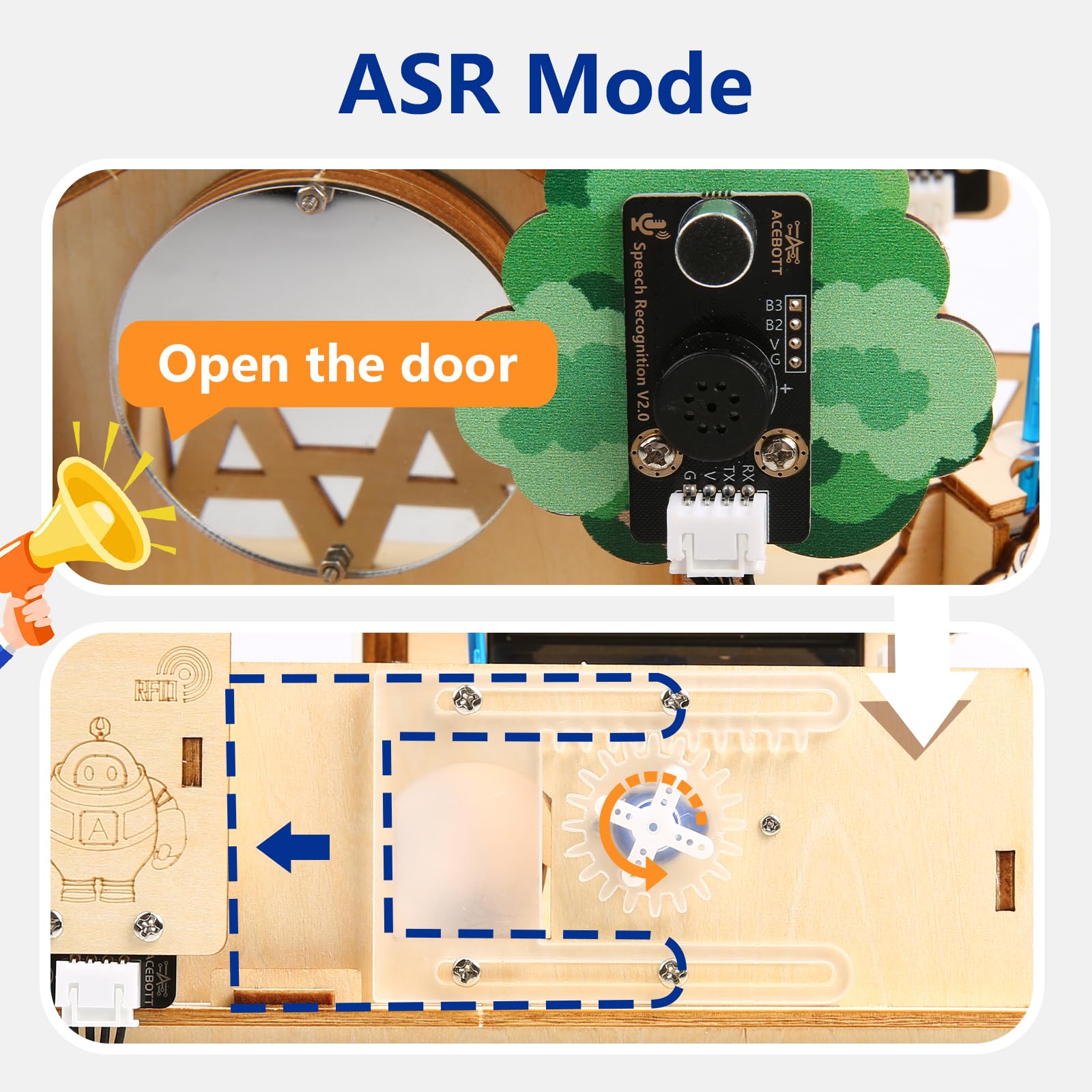 ACEBOTT ESP32 Smart Home IoT Starter Kit, STEM Kit Compatible with Arduino IDE, Stem Toys Coding Kit with House Building, Sensors & App Control, STEM