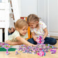 ekuzi Creative Building Blocks Set Compatible with Major Brands Classic, Includes Dual-Sided and Single-Sided Baseplates, Variety of Accessories