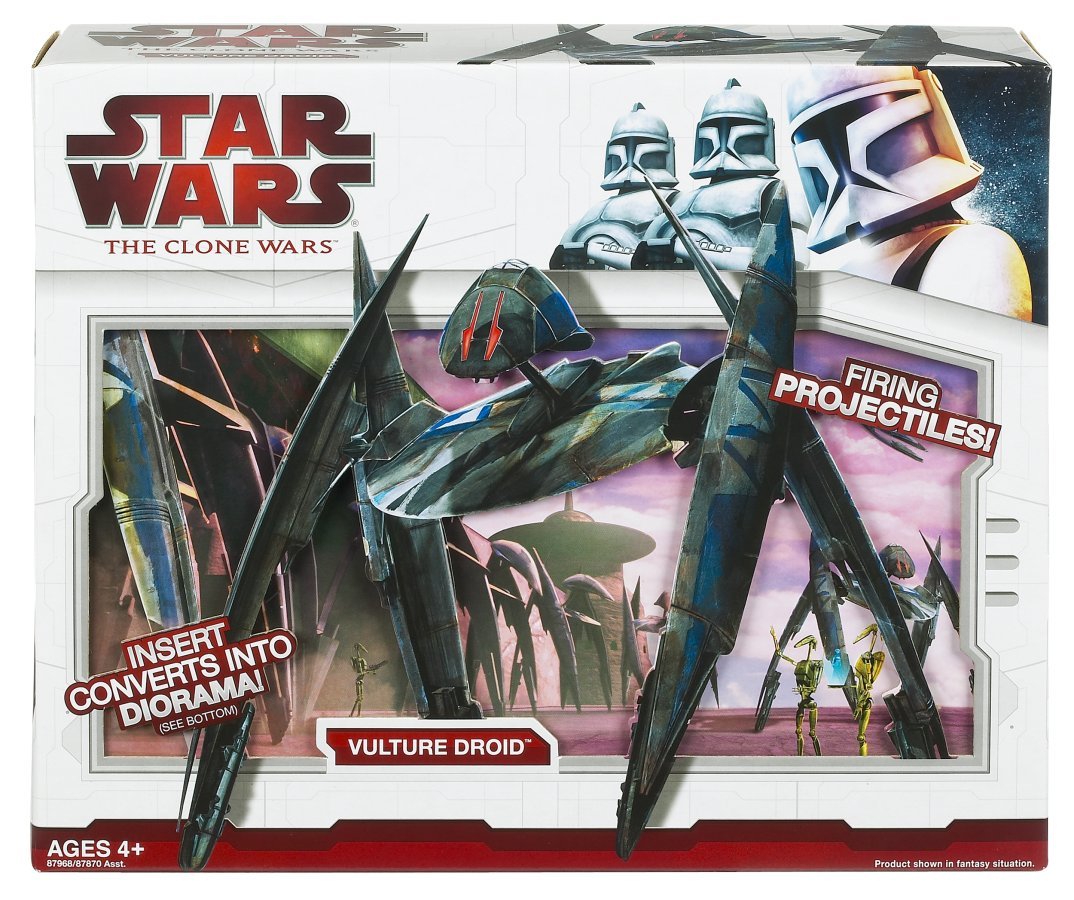Star Wars Clone Wars Star Fighter Vehicle - Super Vulture Droid
