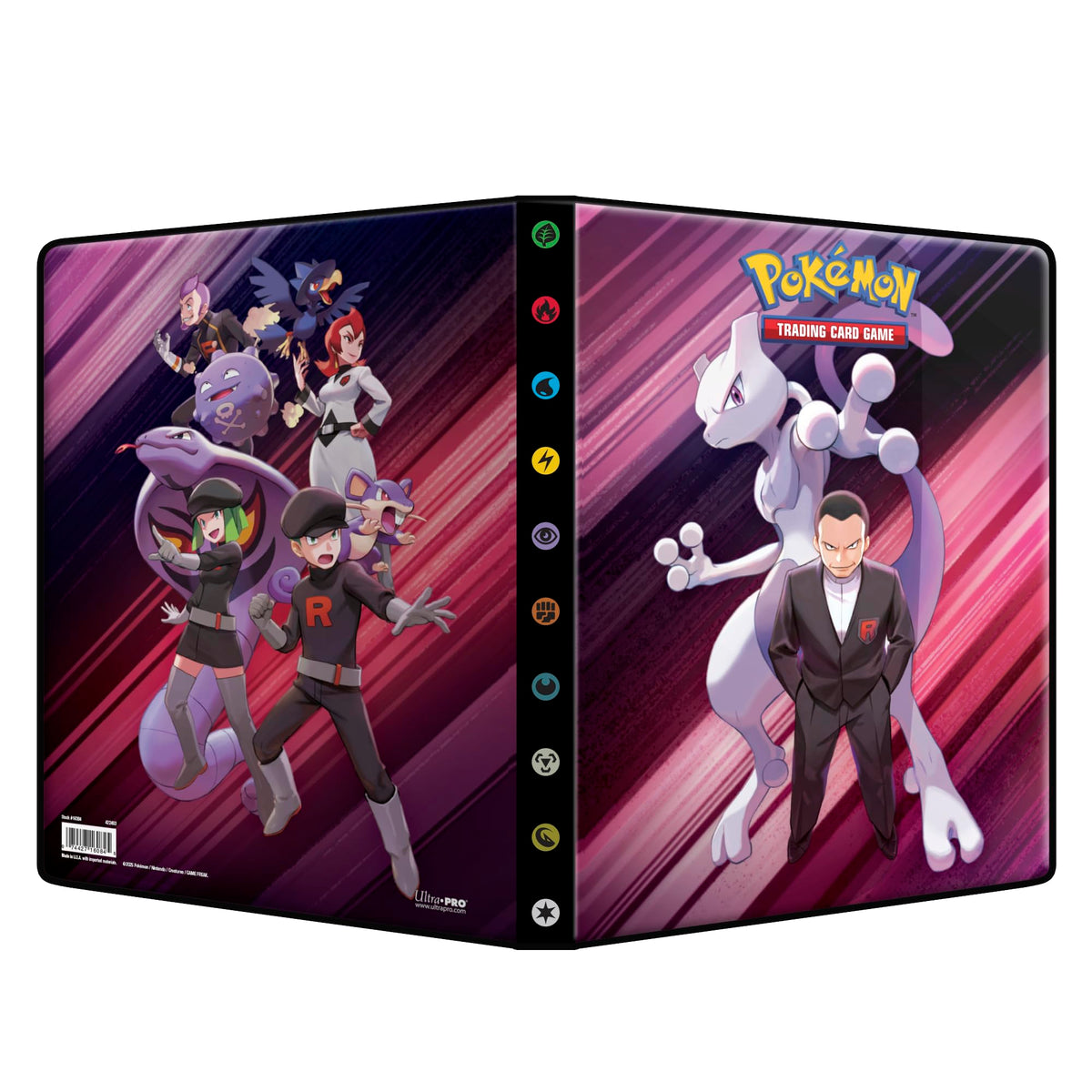 Ultra PRO - Scarlet & Violet: Destined Rivals 9-Pocket Portfolio for Pokémon | Trading Card and Pokémon Card Binder Album that Protects Up to 126