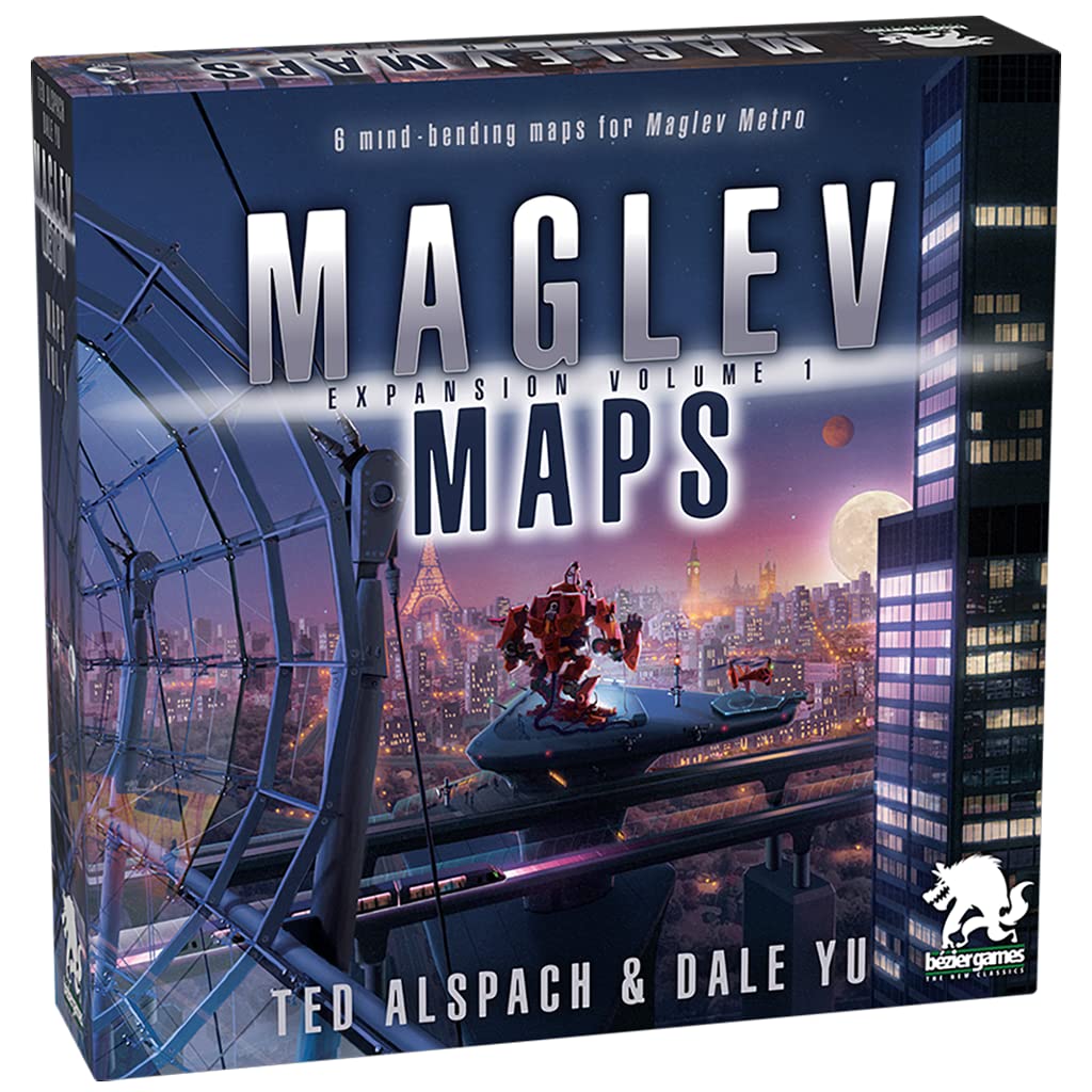 Maglev Maps Board Game, Strategy Board Game for Adults and Family