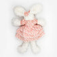 oits cute Floppy Bunny Stuffed Animals in Dress for Baby Girls Plush Toys 18 Inch (Pink Lolita Floral Dress)