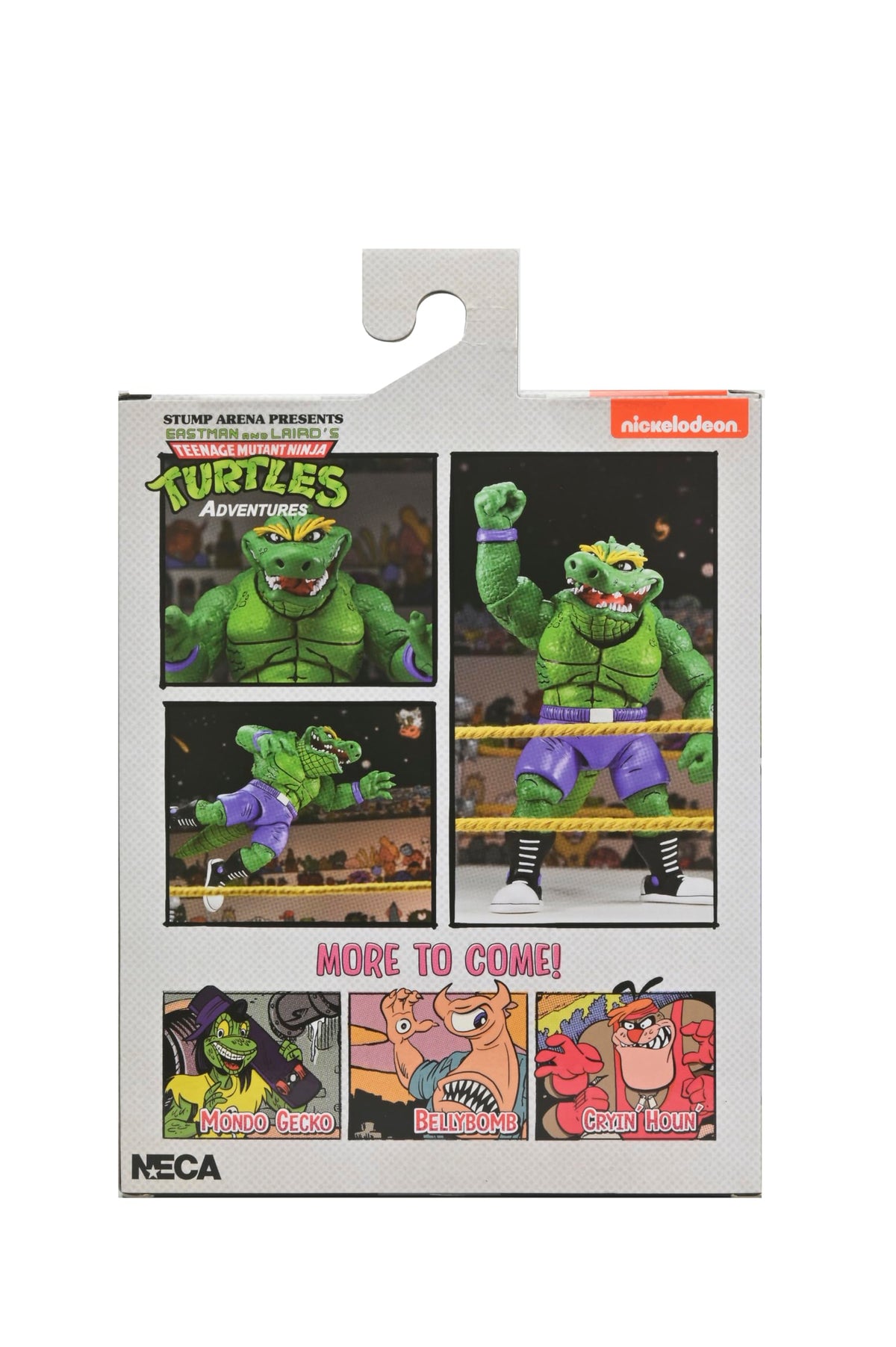 NECA Teenage Mutant Ninja Turtles Archie Comics Stump Wrestling Leatherhead 7" Scale Action Figure
