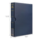 MUDOR Stamp Binder with Slipcase, Empty Stamp Collecting Albums, Blue