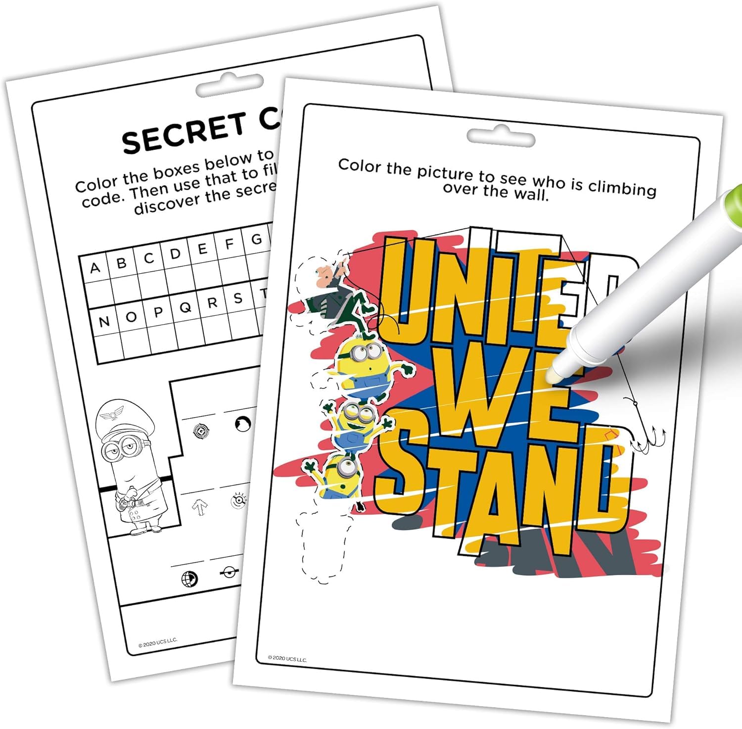 Minions Imagine Ink Coloring Super Set - Bundle with 3 Despicable Me Imagine Ink Mess-Free Coloring Books for Kids | Despicable Me Party Favors