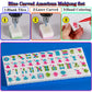 YINIUREN American Mahjong Sets with Pushers 166 Mahjong Tile Set 1.2 inch Blue American Mahjong Set