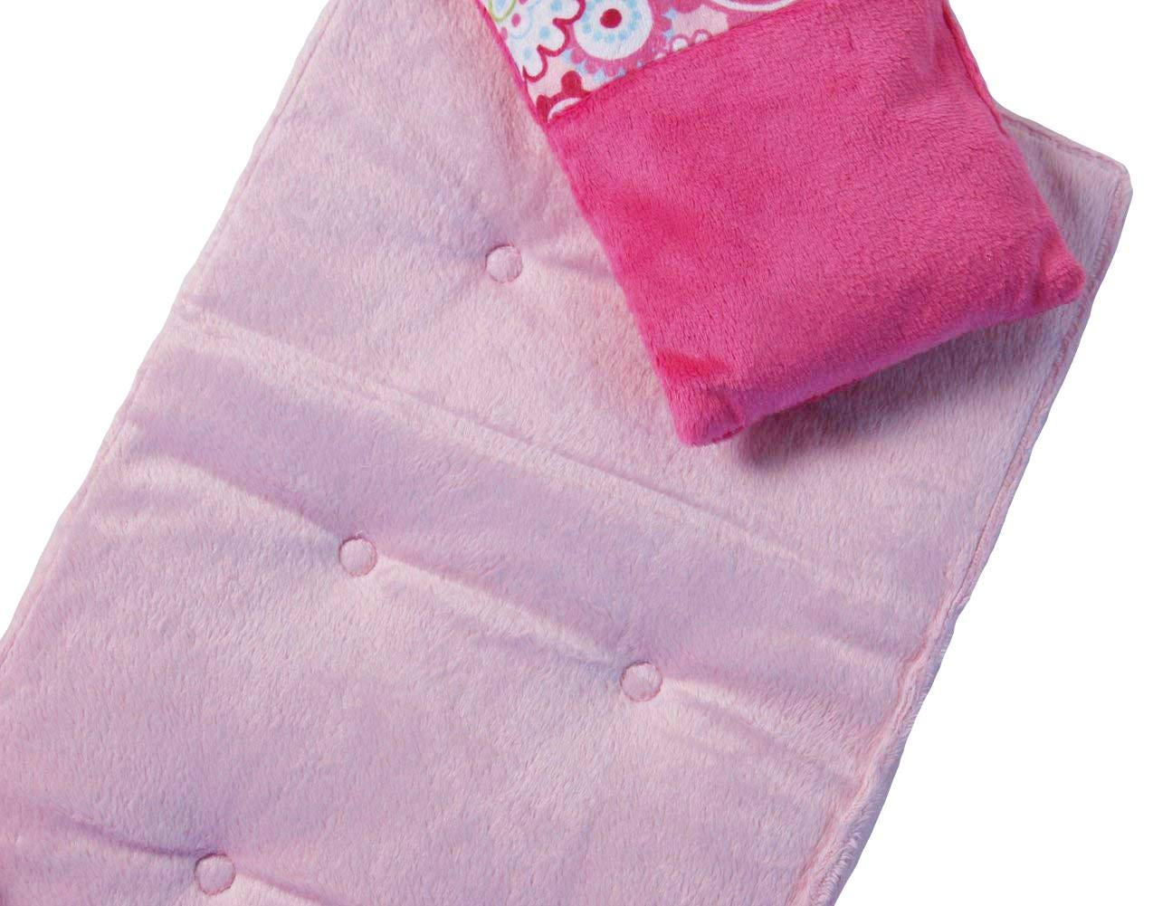 18" Doll Mattress & Bedding Set, Pink Floral