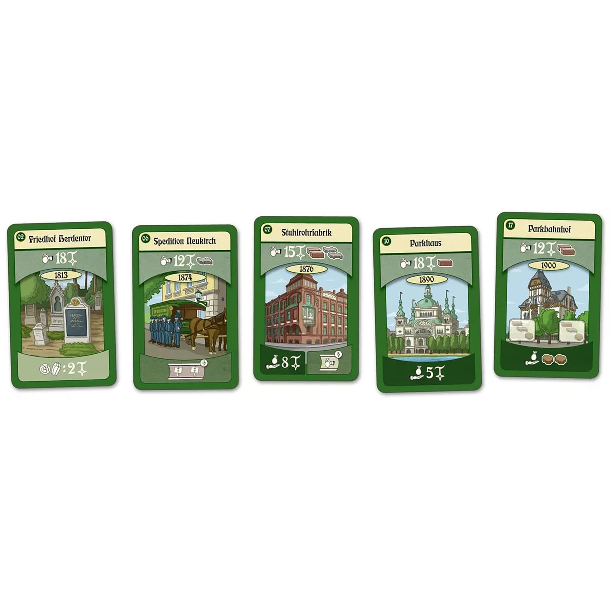 Rio Grande Games Findorff Strategy Board Game, Bremen City Building, Economic Simulation, 1-5 Players, 45-90 Minutes