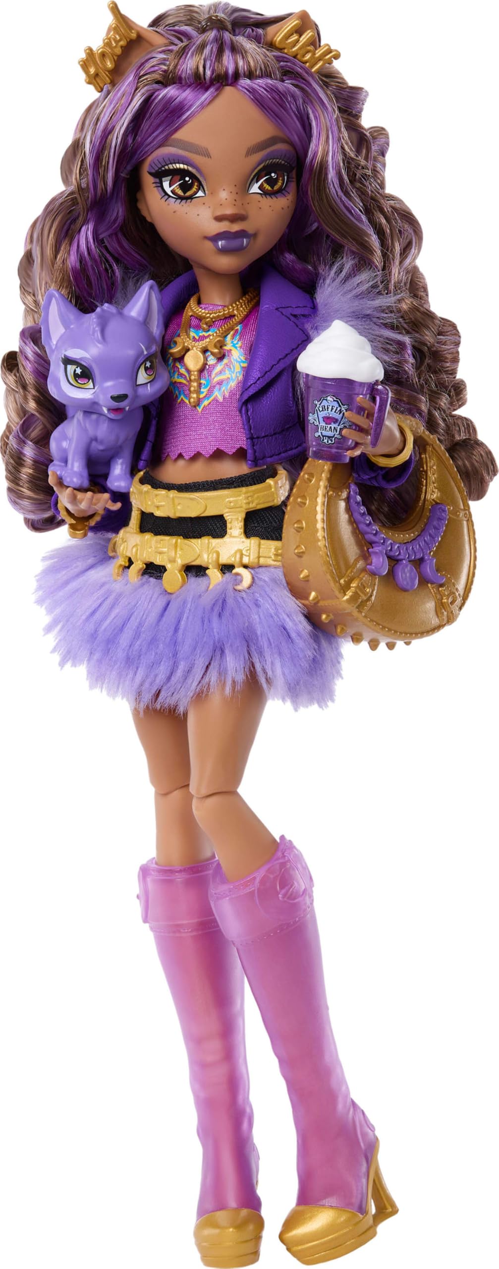 Monster High Clawdeen Wolf Doll with Pet Wolf Pup