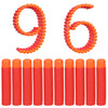 lififun Mega Dart Refill Pack 96 Pcs Compatible with Nerf N-Strike Mega Series Blasters, Red