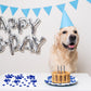 40PCS Blue Paw Print Party Supplies Dog Themed Birthday decorations Disposable Tableware Including Plates Napkins for Dog Birthday Baby Shower Pet