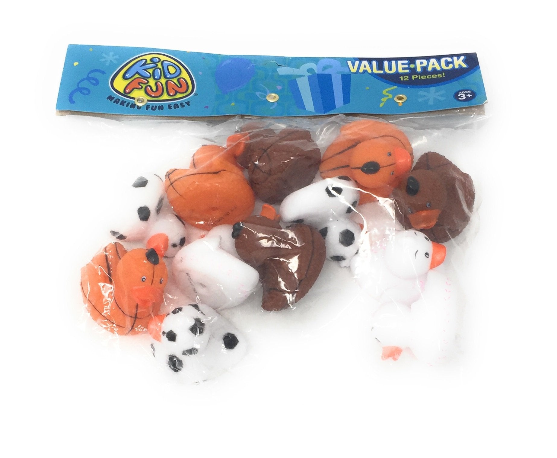 U.S. Toy Small Sports Ball Rubber Ducks