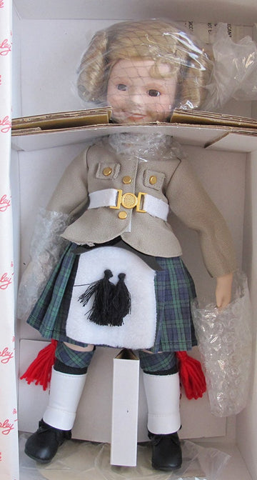 Shirley Temple "Wee Willie Winkie" Porcelain Doll 14" Dolls of The Silver Screen (1986 Danbury Mint)