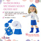 Emily Rose 14 Inch Doll Girl Scout Daisy Uniform 5-PC Playset | Officially Licensed by Girl Scouts of the USA | American Brand - Gift Boxed | Doll NOT