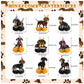 9 PCS Dachshund Honeycomb Centerpieces Table Decorations Dachshund Table Centerpieces for Dachshund Dog Party Supplies Birthday Party Decorations