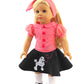 1950`s Inspired Poddle Oufit for 18-Inch Dolls | Premium Quality & Trendy Design | Dolls Clothes