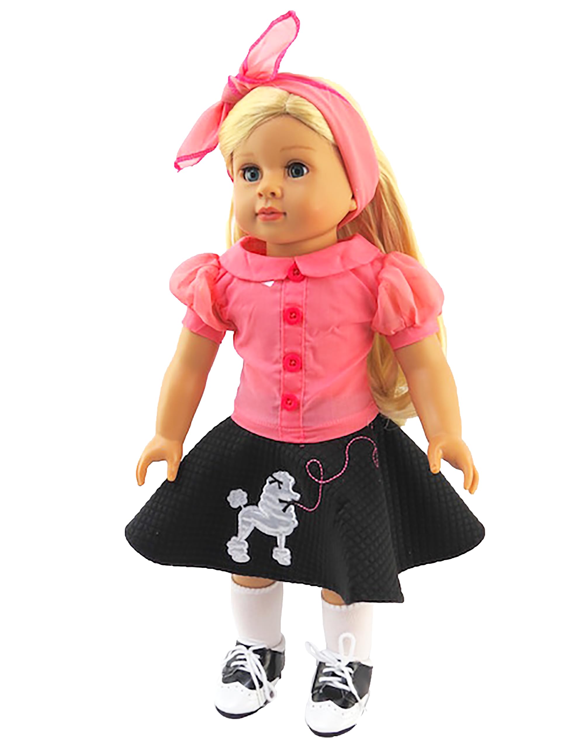 1950`s Inspired Poddle Oufit for 18-Inch Dolls | Premium Quality & Trendy Design | Dolls Clothes