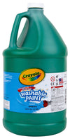 Crayola Washable Paint for Kids - Green (1 Gallon), Kids Arts and Crafts Supplies, Non Toxic, Bulk