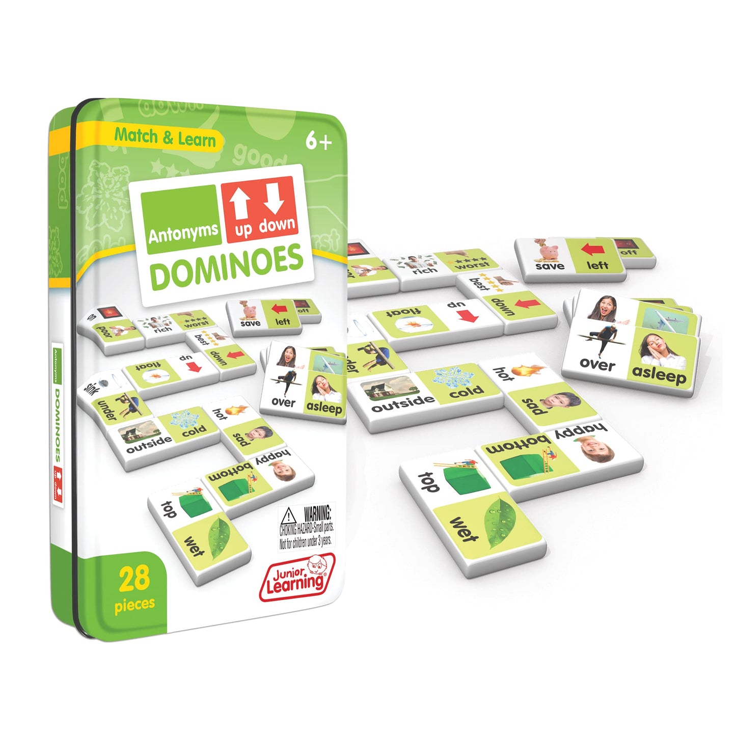 Junior Learning Antonyms Dominoes Langauge Arts