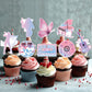 36PCS Eras Party Cupcake Toppers, Eras Cake Topper, Music Singer Super Star Cake Decorations Music Birthday Party Decorations, Guitar Themed Party