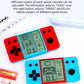 CUZCOP Retro Brick Game Game Blue-red Color Design Built-in 26 Cube Block Games Leisure Entertainment Electronic Block Puzzle Children/Student/Parents