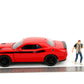 Jada The Walking Dead 1:24 2015 Dodge Challenger Die-Cast Car & 2.75" Glen Figure, Toys for Teens & Adults