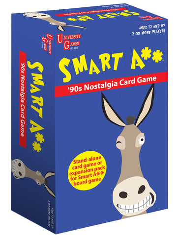 University Games Smart A** 90's Nostalgia Card Game